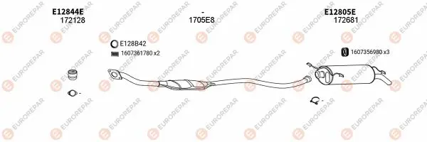 Изпускателна система EUROREPAR           
