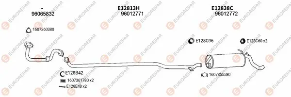 Изпускателна система EUROREPAR           