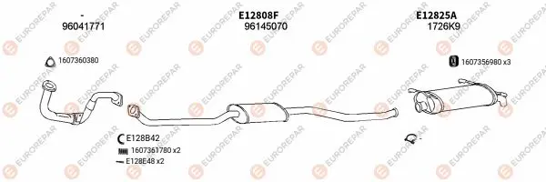 Изпускателна система EUROREPAR           