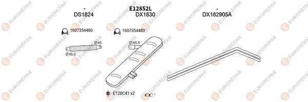 Изпускателна система EUROREPAR           