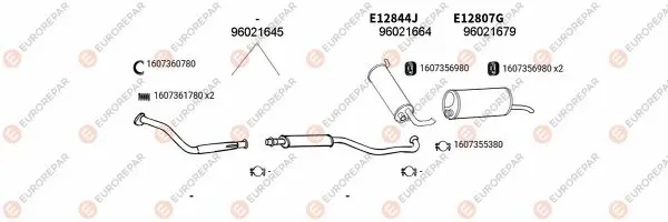 Изпускателна система EUROREPAR           