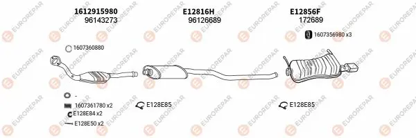Изпускателна система EUROREPAR           