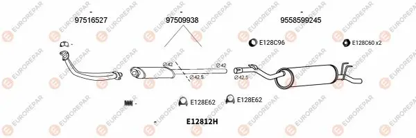 Изпускателна система EUROREPAR           