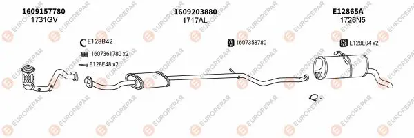 Изпускателна система EUROREPAR           