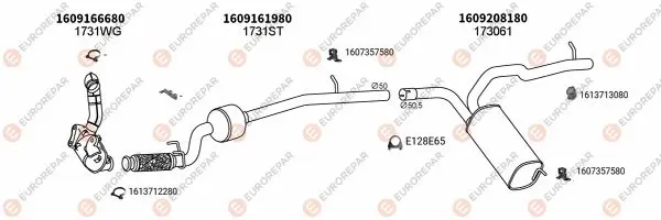 Изпускателна система EUROREPAR           