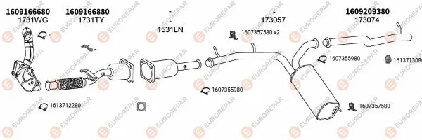 Изпускателна система EUROREPAR           
