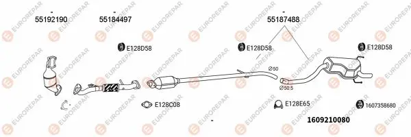 Изпускателна система EUROREPAR           