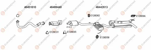 Изпускателна система EUROREPAR           