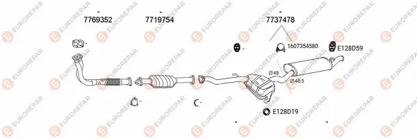 Изпускателна система EUROREPAR           
