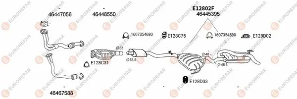 Изпускателна система EUROREPAR           