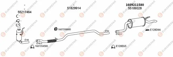 Изпускателна система EUROREPAR           