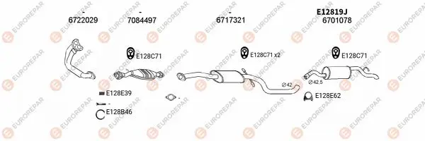 Изпускателна система EUROREPAR           