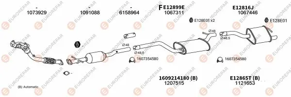 Изпускателна система EUROREPAR           