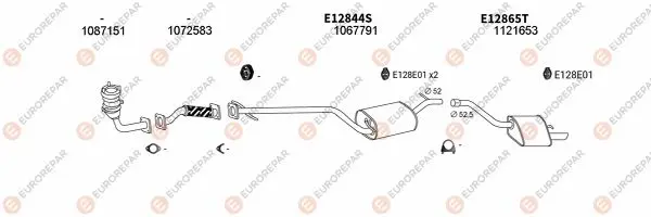 Изпускателна система EUROREPAR           