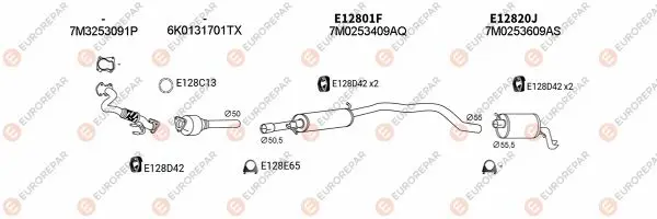 Изпускателна система EUROREPAR           