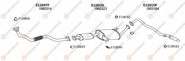 Изпускателна система EUROREPAR           