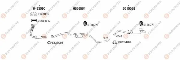 Изпускателна система EUROREPAR           