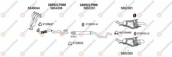 Изпускателна система EUROREPAR           