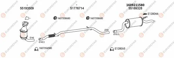Изпускателна система EUROREPAR           