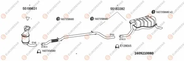 Изпускателна система EUROREPAR           