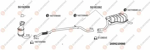 Изпускателна система EUROREPAR           