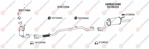 Изпускателна система EUROREPAR           