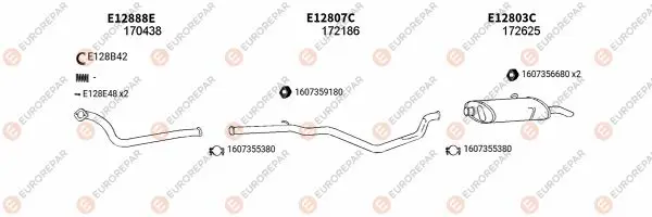 Изпускателна система EUROREPAR           