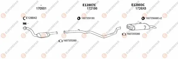Изпускателна система EUROREPAR           
