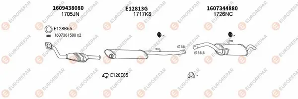 Изпускателна система EUROREPAR           