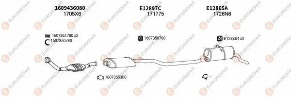 Изпускателна система EUROREPAR           