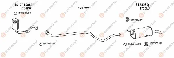 Изпускателна система EUROREPAR           