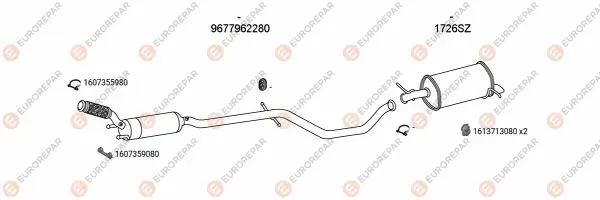 Изпускателна система EUROREPAR           