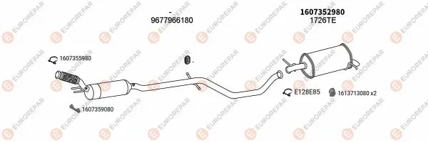 Изпускателна система EUROREPAR           