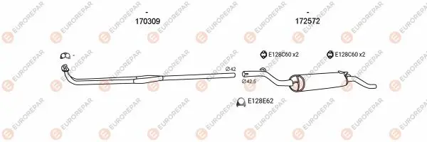 Изпускателна система EUROREPAR           