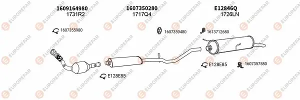 Изпускателна система EUROREPAR           