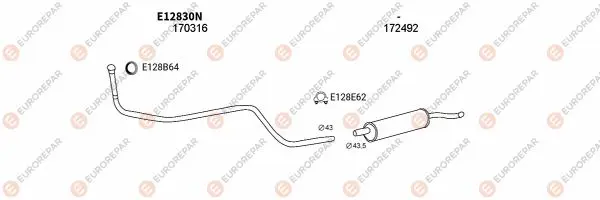 Изпускателна система EUROREPAR           