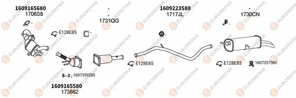 Изпускателна система EUROREPAR           