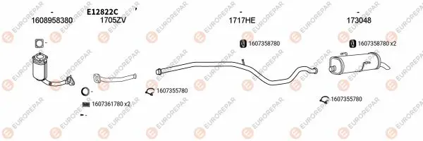 Изпускателна система EUROREPAR           