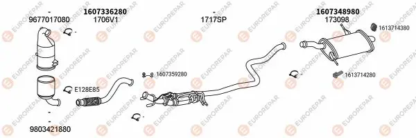 Изпускателна система EUROREPAR           