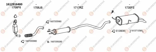 Изпускателна система EUROREPAR           