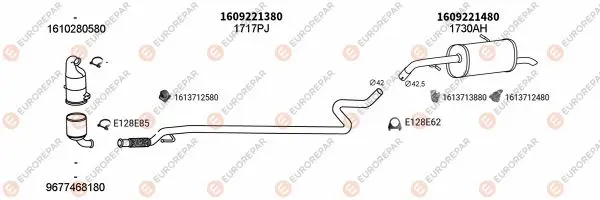 Изпускателна система EUROREPAR           