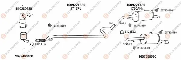 Изпускателна система EUROREPAR           