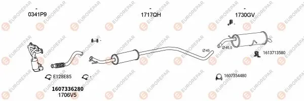 Изпускателна система EUROREPAR           
