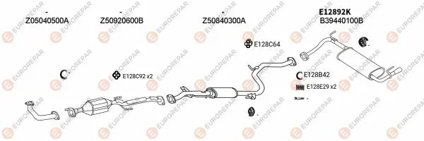Изпускателна система EUROREPAR           