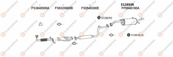 Изпускателна система EUROREPAR           