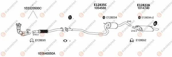 Изпускателна система EUROREPAR           
