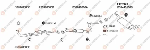 Изпускателна система EUROREPAR           