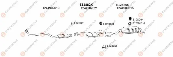 Изпускателна система EUROREPAR           