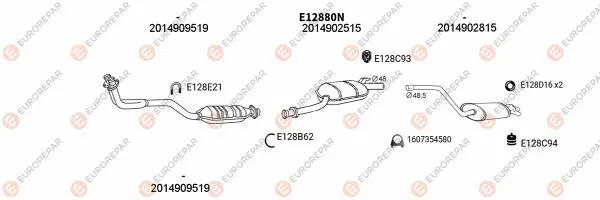 Изпускателна система EUROREPAR           