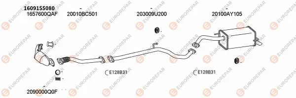 Изпускателна система EUROREPAR           